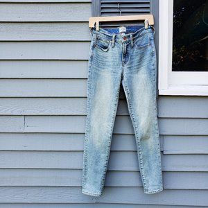 J.CREW 9" high rise toothpick jean Style no. AQ860